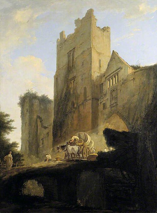 Ludlow Castle, Shropshire, 1778, William Hodges