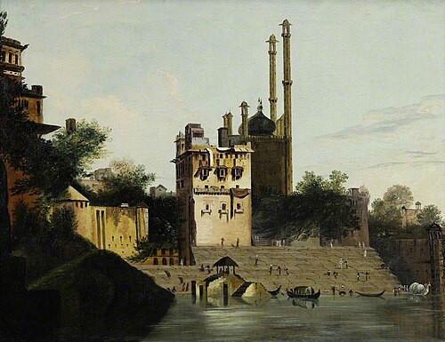 A View of Benares, 1781, William Hodges