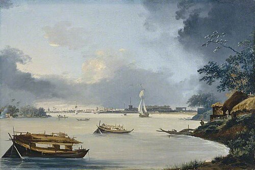 View of Calcutta, 1790, William Hodges