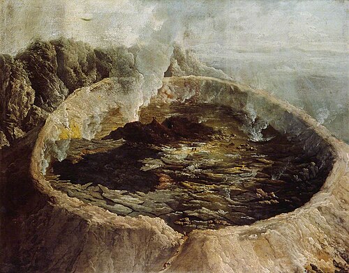 The Inner Crater of Mauna Loa, Hawaii, , William Hodges