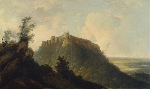 The Fort of Bidjegur, 1784, William Hodges