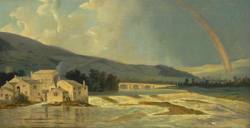 Otley Bridge on the River Wharfe, 1783, William Hodges