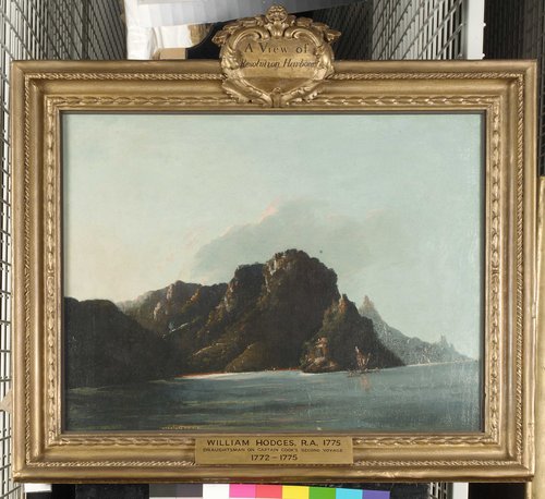 'View of Resolution [Vaitahu] Bay in the Marquesas', 1774, William Hodges