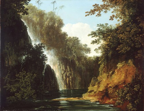 A Waterfall in Tahiti, 1775, William Hodges