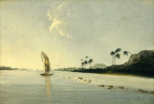 'View of Part of the Island of Ulietea [Raiatea]', 1773, William Hodges