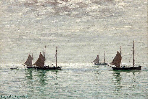 Home on the Morning Tide, 1886, Reginald Aspinwall