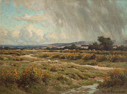 Landscape – Rain O'er the Common, 1906, Reginald Aspinwall
