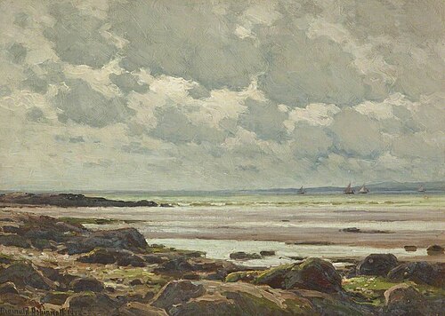 Heysham Shore, 1908, Reginald Aspinwall