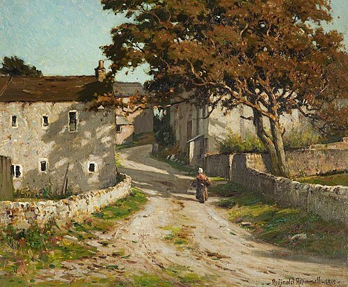 The Light of an October Evening, Bolton-le-Sands, 1910, Reginald Aspinwall