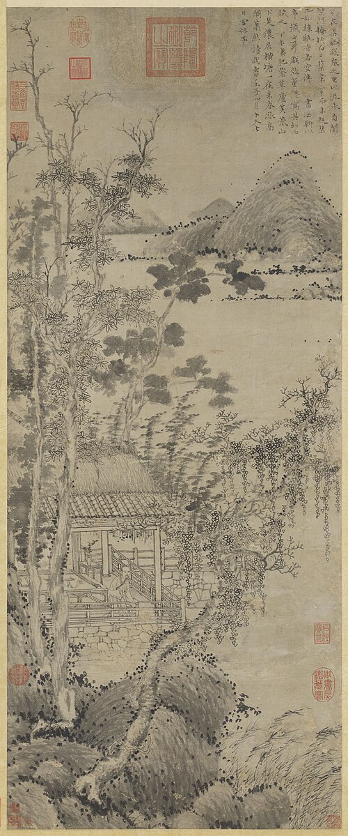 Qing Bi Pavilion, 1372, Ni Zan