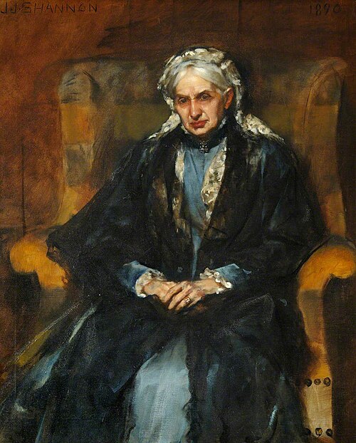 Anne Jemima Clough, First Principal, 1890, James Jebusa Shannon