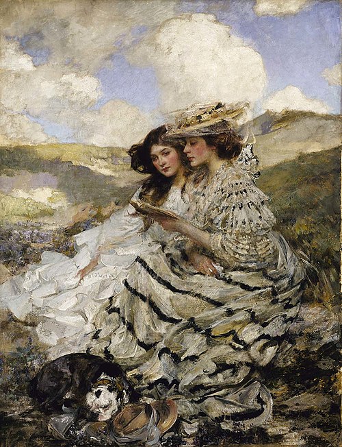 On the Dunes (Lady Shannon and Kitty), 1905, James Jebusa Shannon
