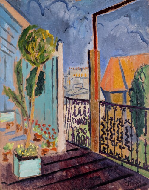 View from the Studio Window, 1925, Isaac Grünewald