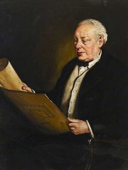 George Aitchison (1825–1910), PRIBA, , René Le Brun De L'Hôpital