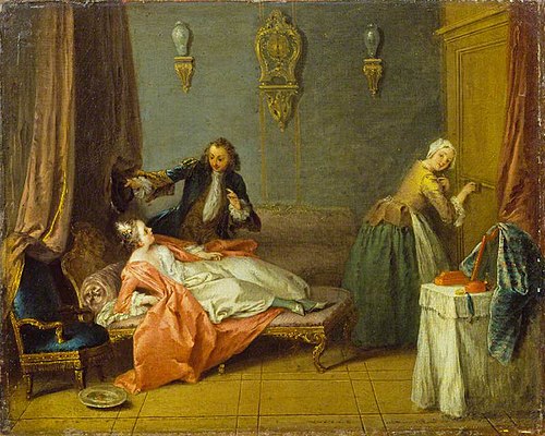 The Boudoir, 1733, Jean-Baptiste Pater