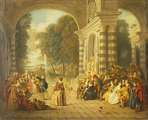 Les plaisirs du bal, 1733, Jean-Baptiste Pater