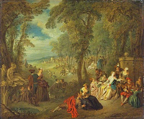 Fête in a Park, 1730, Jean-Baptiste Pater