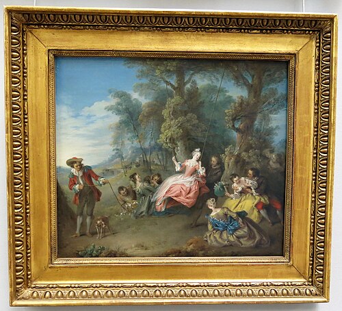 L'Escarpolette, 1725, Jean-Baptiste Pater