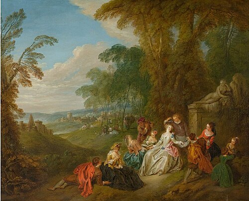 Fête champêtre, 1750, Jean-Baptiste Pater