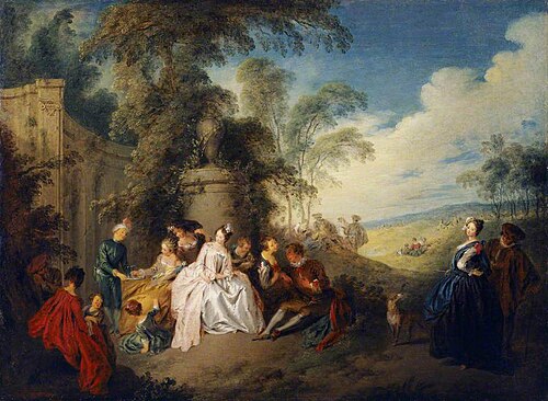 Fête galante, 1730, Jean-Baptiste Pater
