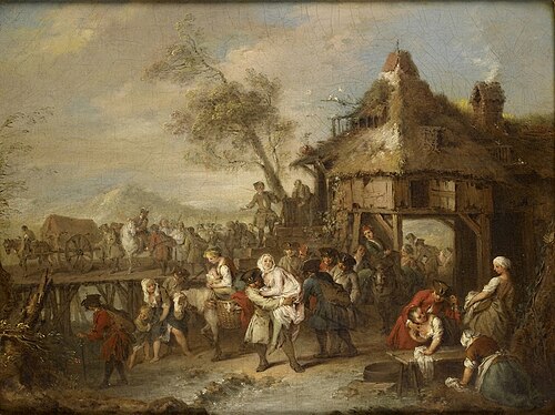 The Departure of the Troops, , Jean-Baptiste Pater