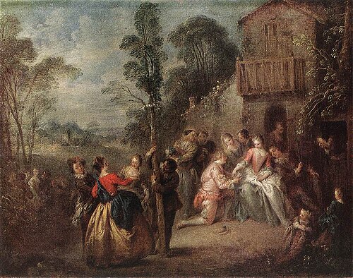 The May Tree, 1750, Jean-Baptiste Pater