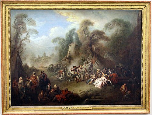 Une fête champêtre, 1728, Jean-Baptiste Pater