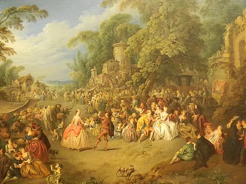 The Fair at Bezons, 1730, Jean-Baptiste Pater