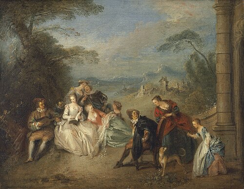 Concert champêtre, 1734, Jean-Baptiste Pater