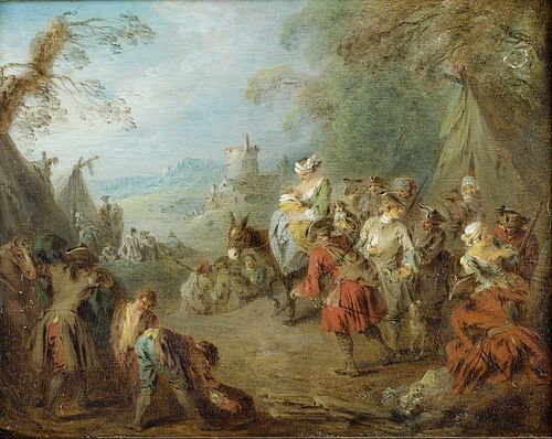 Encampment (Soldiers' Halt), , Jean-Baptiste Pater