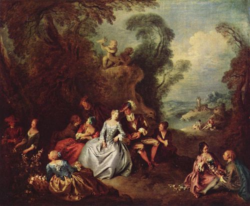 Die Freuden des Landlebens, 1730, Jean-Baptiste Pater