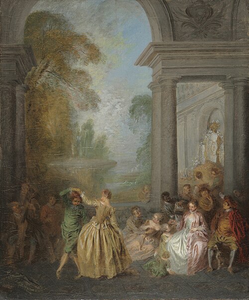 Dancers in a Pavilion, 1720, Jean-Baptiste Pater
