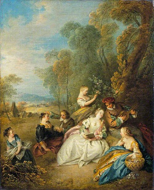 The Amourous Concert, 1731, Jean-Baptiste Pater