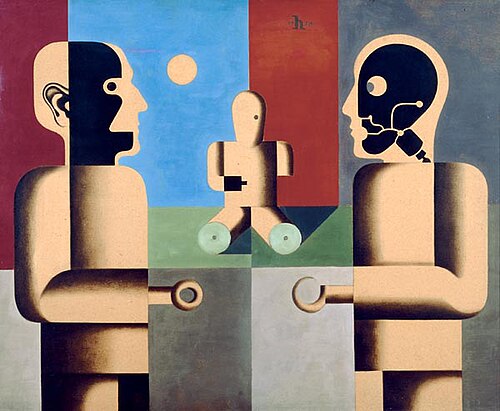 Monument of the unknown prosthesis, 1930, Heinrich Hoerle