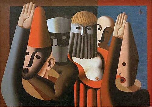 Carnival, 1929, Heinrich Hoerle