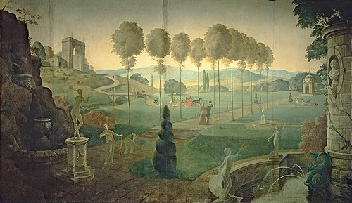 The Expedition in Pursuit of Rare Meats, 1927, Rex Whistler
