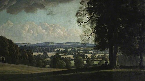 Vale of Aylesbury (from Everywhere You Go You Can Be Sure of Shell - poster series), 1933, Rex Whistler