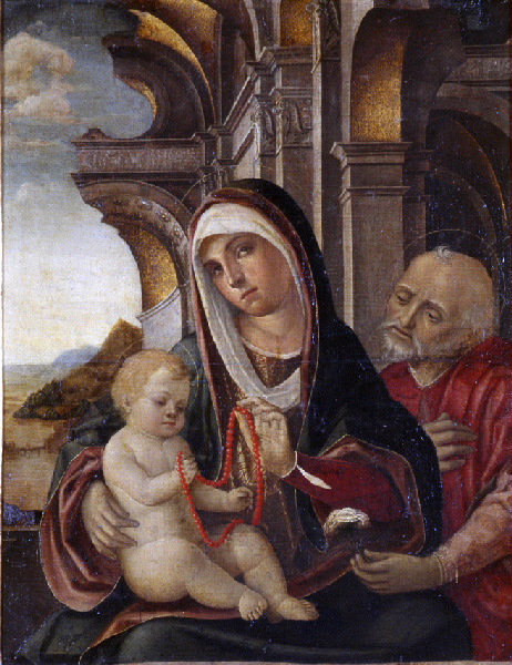 Holy Family, 1600, Pellegrino da San Daniele