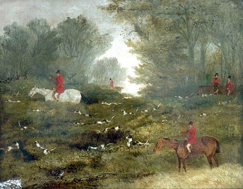 Going to Cover, 1841, Richard Barrett Davis