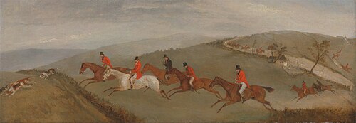 Foxhunting: The Few Not Funker, 1840, Richard Barrett Davis