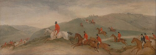 Foxhunting: Road Riders or Funker, 1840, Richard Barrett Davis