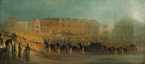 The Funeral Procession of Queen Charlotte, 1818, Richard Barrett Davis