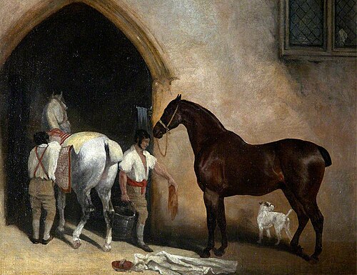 Curricle Horses, 1828, Richard Barrett Davis