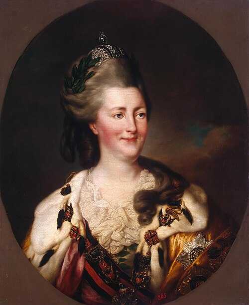 Portrait of Catherine II, 1782, Richard Brompton