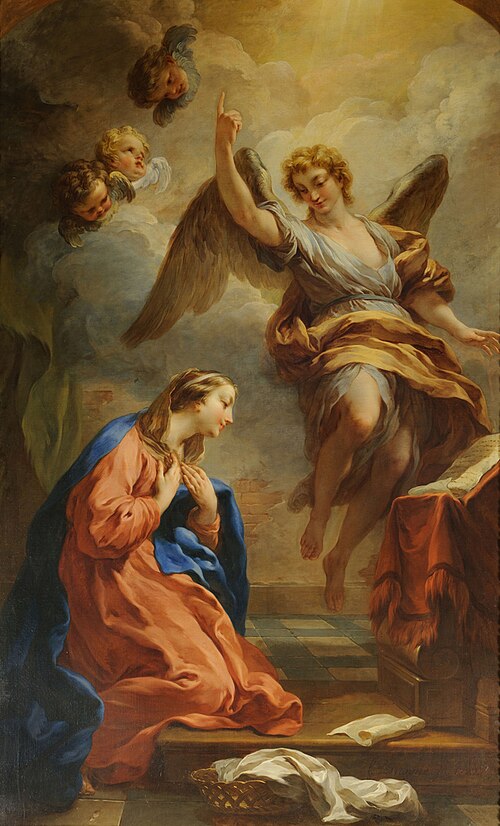 The Annunciation, 1727, François Lemoyne