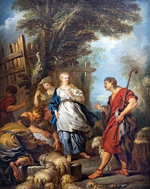 Jacob et Rachel au puits, 1720, François Lemoyne
