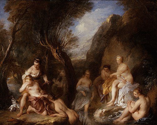 Diane et Callisto, 1723, François Lemoyne