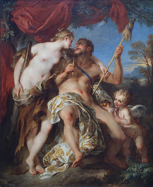 Hercule et Omphale, 1724, François Lemoyne