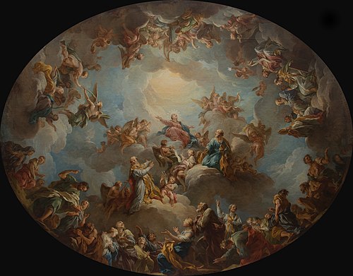 La Glorification de la Vierge, 1731, François Lemoyne