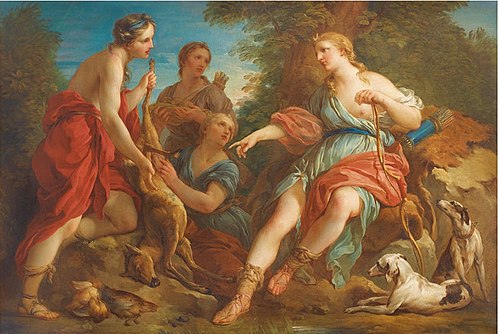 Diane revenant de la chasse, 1729, François Lemoyne